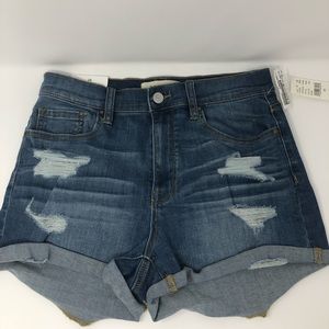 Denim distressed shorts | PacSun